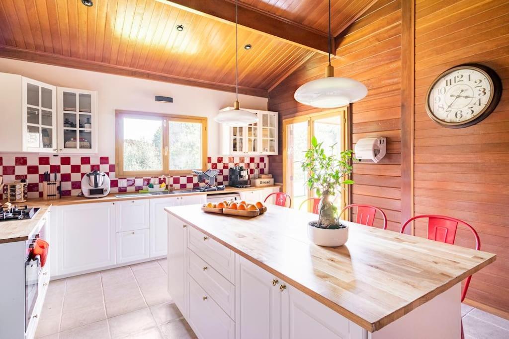 Wooden House Villa Minde Exterior foto