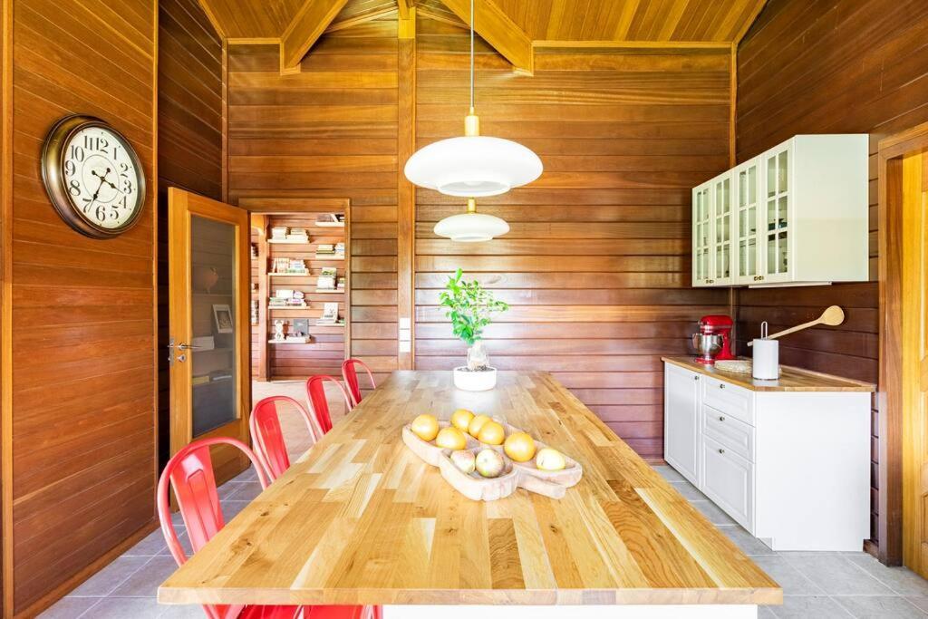 Wooden House Villa Minde Exterior foto